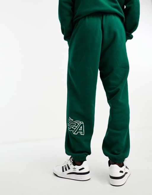 adidas Sportswear – Jogginghose in Dunkelgrün