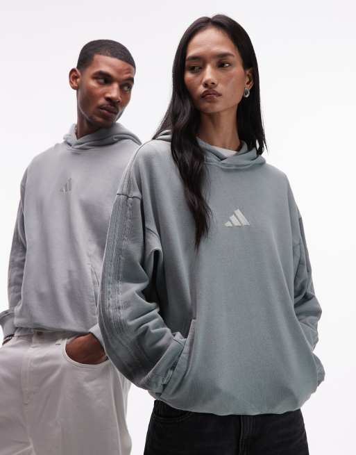 adidas Sportswear – Kapuzenpullover in Salbeigrün, 4 von 4