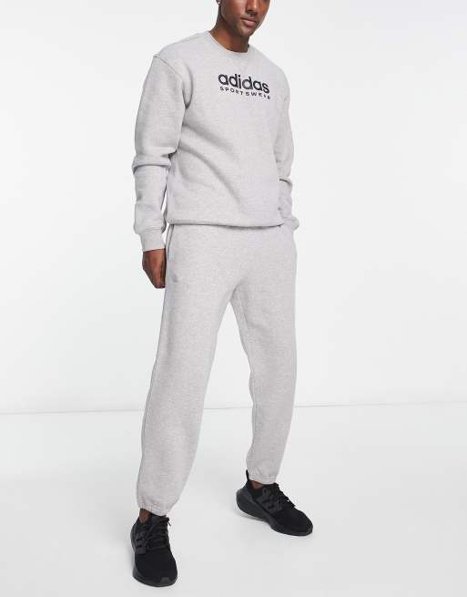 Grey hot sale adidas joggers