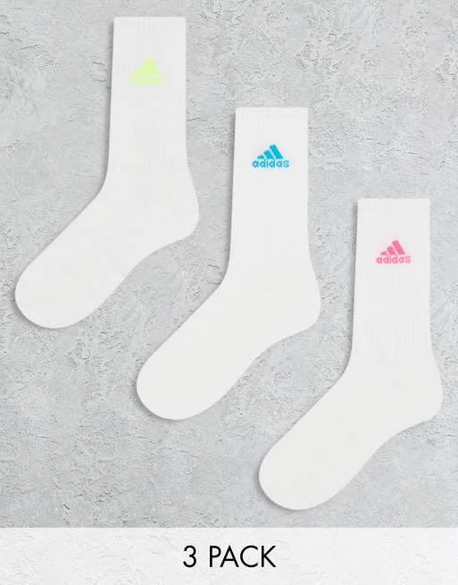 adidas Sportswear Lot de 3 paires de socquettes logo color