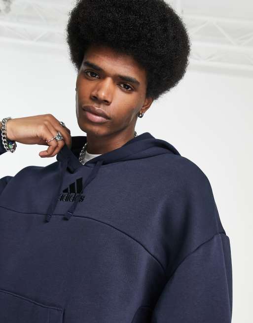 Adidas originals sweat 2025 a capuche - bleu