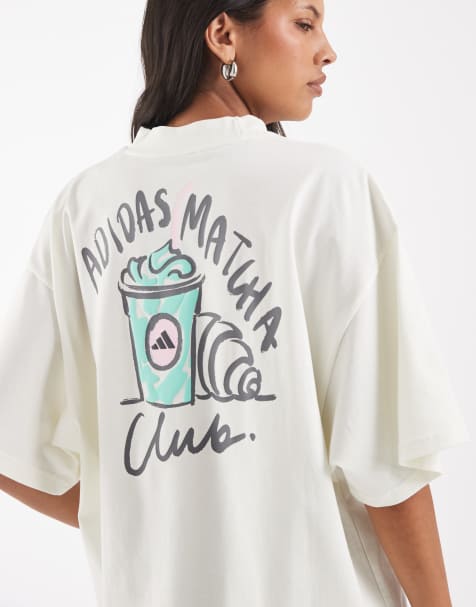 adidas Sportswear matcha latte t-shirt i off white - view 1
