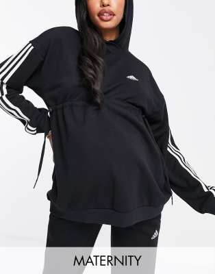 Adidas originals 3-stripes outlet lock up boyfriend hoodie