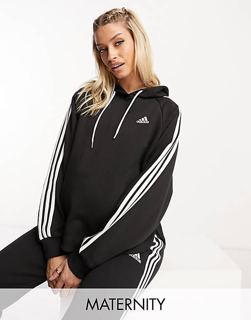 adidas Sportswear Maternity hoodie in black | ASOS