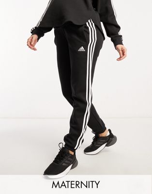 adidas Sportswear Maternity joggers in black