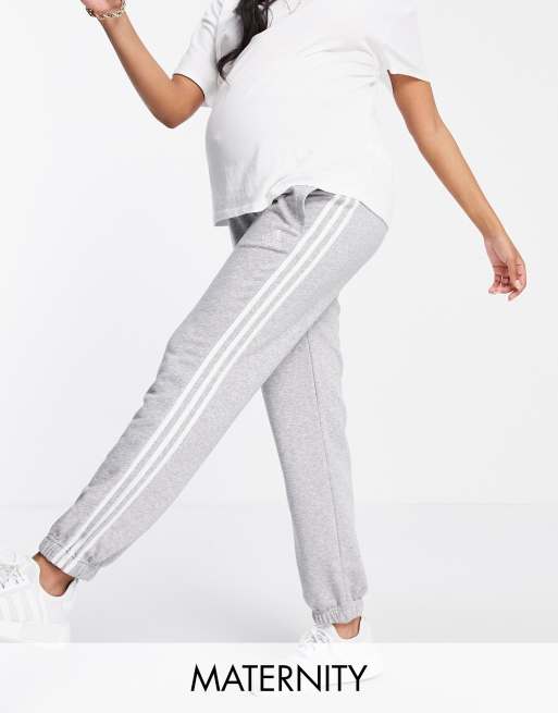 adidas Sportswear Maternity loose fit pants in grey