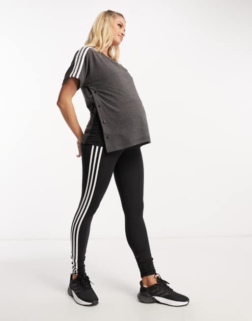 adidas sportswear maternity t shirt in black