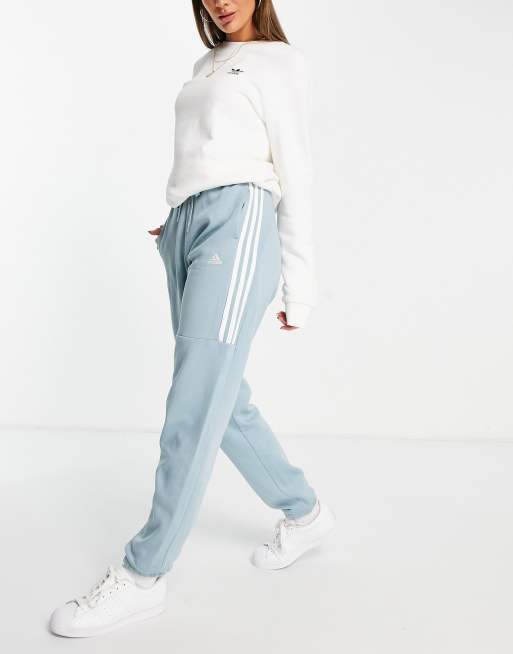 Adidas grey womens joggers hot sale