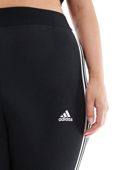 adidas Sportswear Plus – Essential – Czarne legginsy z trzema paskami, 2 z 5