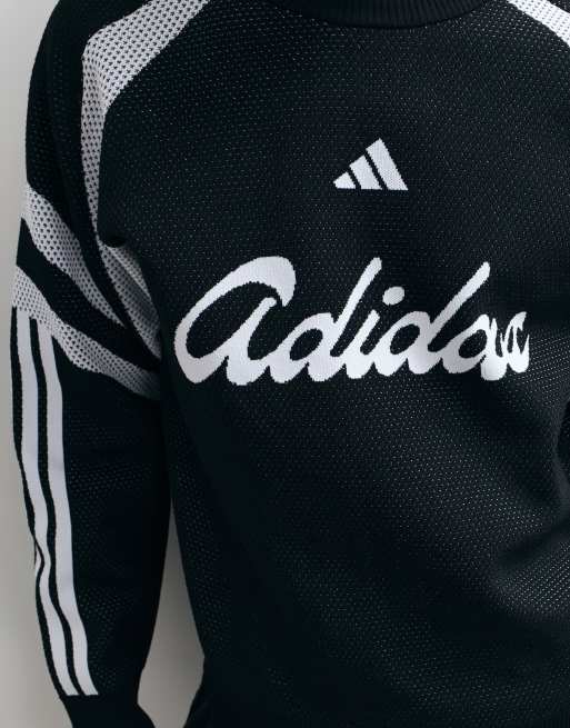 adidas Sportswear pull en maille à logo noir, 5 de 5