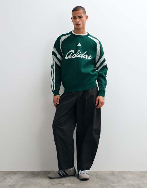 adidas Sportswear pull en maille à logo vert, 4 de 5
