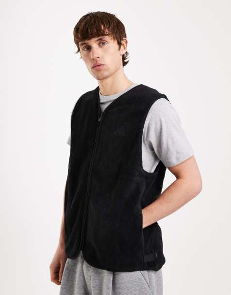 adidas - Sportswear Sharp - Canotta nera con zip - view 1
