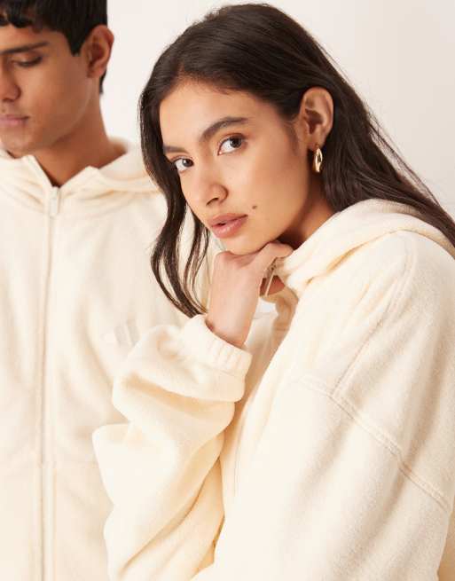 adidas Sportswear Sharp hoodie in white, 4 of 4