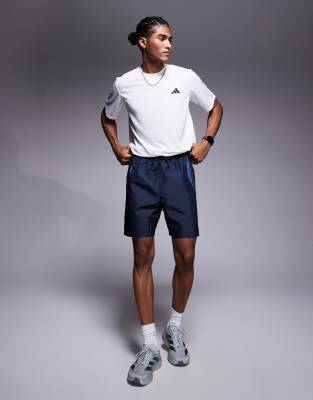 adidas Originals adidas Sportswear shorts in navy