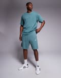 [adidas Originals] adidas Sportswear shorts in washed green L Mid Green