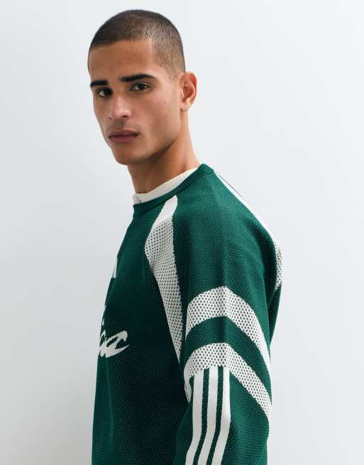 adidas Sportswear Strickpullover mit Logo in Grün, 5 von 5