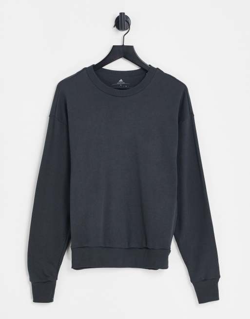 adidas Sportswear – Studio Lounge – Sweatshirt in Schwarz
