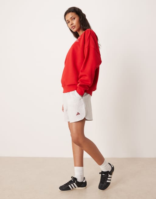 adidas Sportswear sweatshirt Three Stripes Studios rosso, 4 di 4