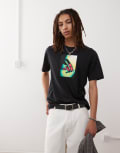 [adidas Originals] adidas Sportswear t-shirt in black with light box graphic S BLACK