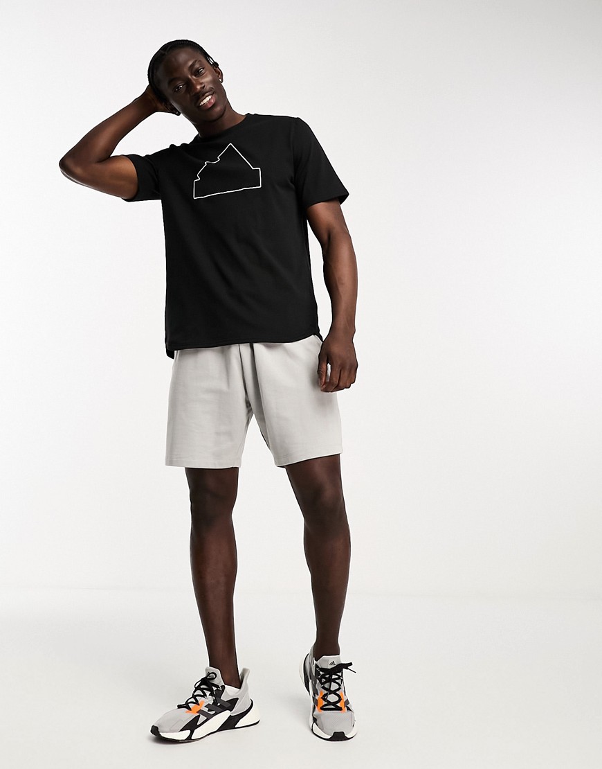 adidas Sportswear t-shirt in black