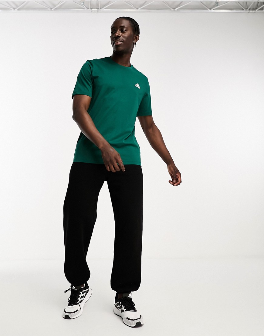 adidas Sportswear t-shirt in dark green