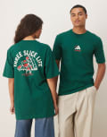[adidas Originals] adidas Sportswear t-shirt in green with pizza graphic L Mid Green