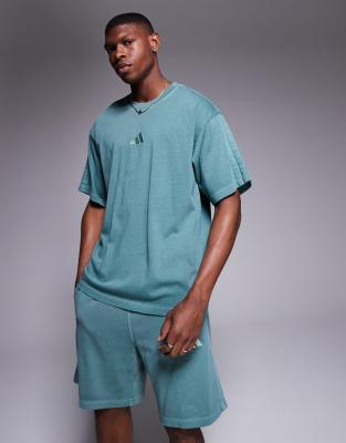 adidas Originals adidas Sportswear t-shirt in washed green