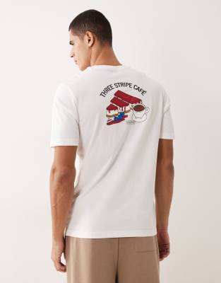 Sportswear - T-Shirt in Weiß mit Cheesecake-Grafikprint Weiß XS