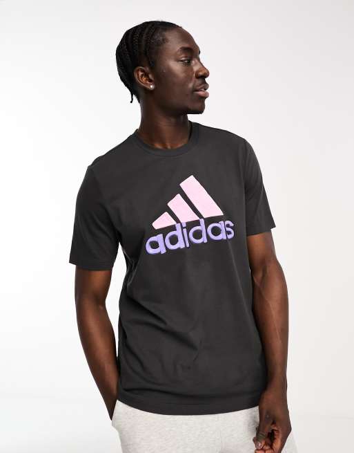 Maglietta hot sale nera adidas