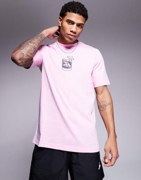 adidas - Sportswear - T-shirt rosa con stampa di drink con ghiaccio - view 1
