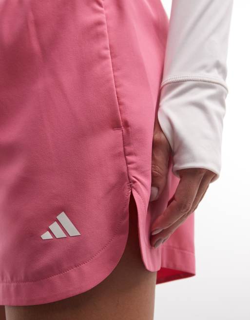 adidas Sportswear - Three Stripes Studio - Pantaloncini rosa, 3 di 5