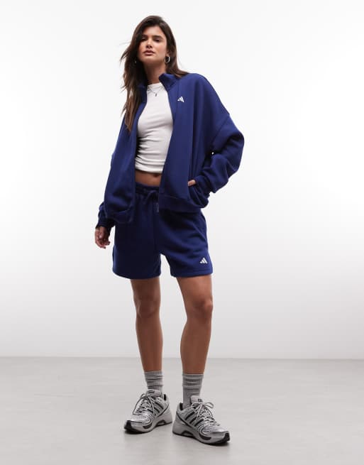 adidas Sportswear - Three Stripes Studios - Haut de survêtement long - Bleu marine, 2 de 4