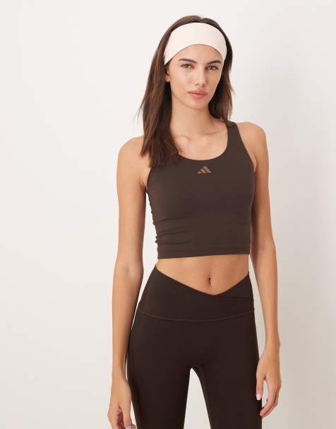 adidas - Sportswear - Three Stripes Studios - Tanktop in bruin - view 1