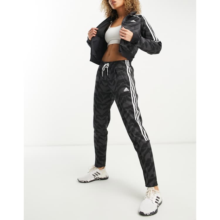 adidas Sportswear Tiro joggers in black and multi ASOS