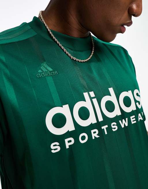 Adidas green outlet shirt