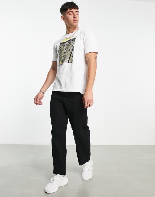 adidas Sportswear Track graphic t-shirt in white , 4 of 4