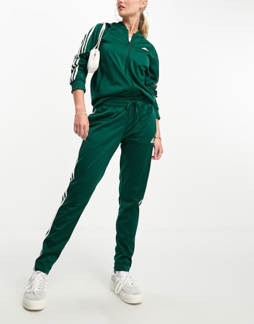 Womens adidas store green tracksuit