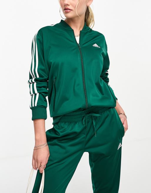 Khaki green hot sale adidas women's tracksuit