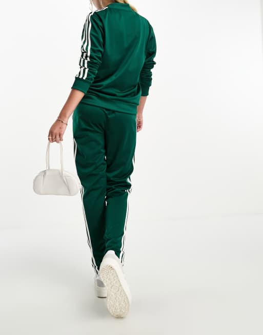 Khaki green hotsell adidas tracksuit ladies