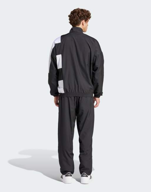 adidas Sportswear Tuta sportiva color block nera ASOS