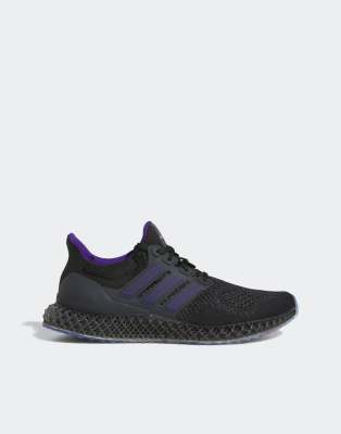 adidas Sportswear Ultra 4D trainers in black and purple - ASOS Price Checker