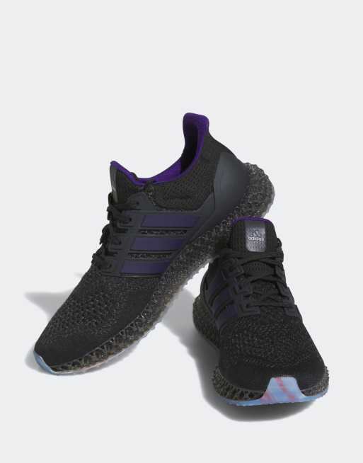 Black and purple store adidas trainers