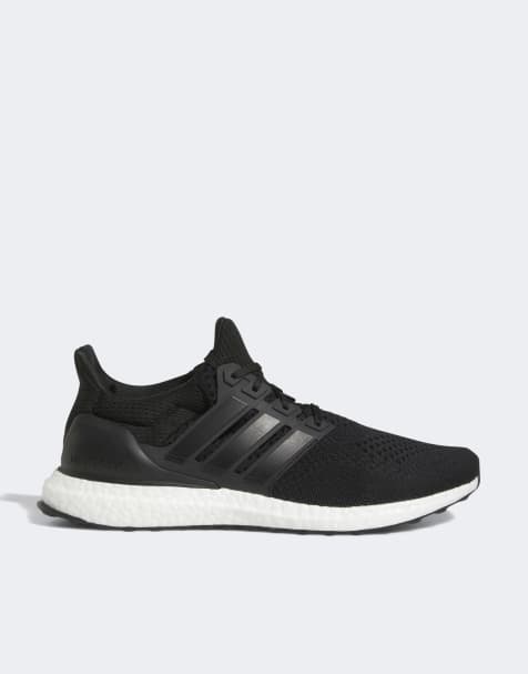 adidas Sportswear Ultraboost 1.0 running trainers in black and white - view 1