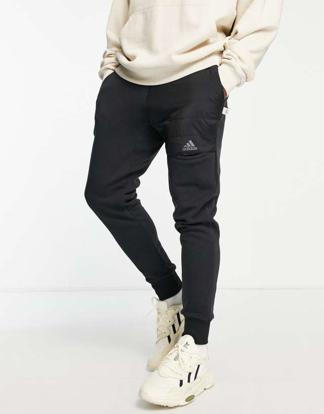 adidas Sportswear Winter Commuter sweatpants in black