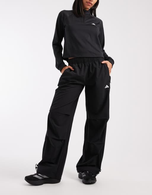 adidas - Sportswear - Workout Essentials - Geweven trainingsbroek in zwart, 5 van 5