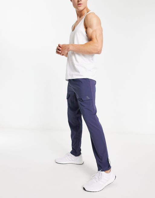 adidas - Sportswear - X-City - Joggingbroek in marineblauw