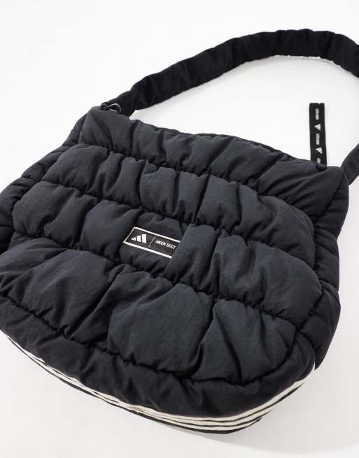 adidas Sportswear x Moon Boot quilted bag in black | ASOS