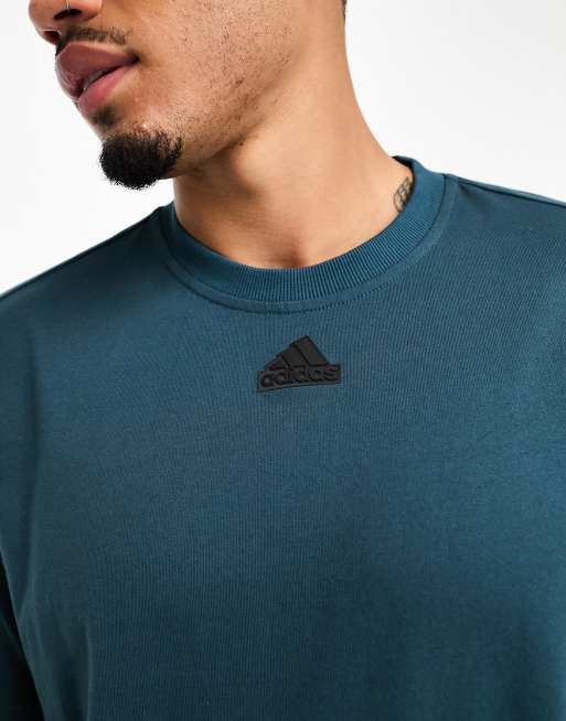 adidas Sportswear Z.N.E t-shirt in dark blue, 2 of 4