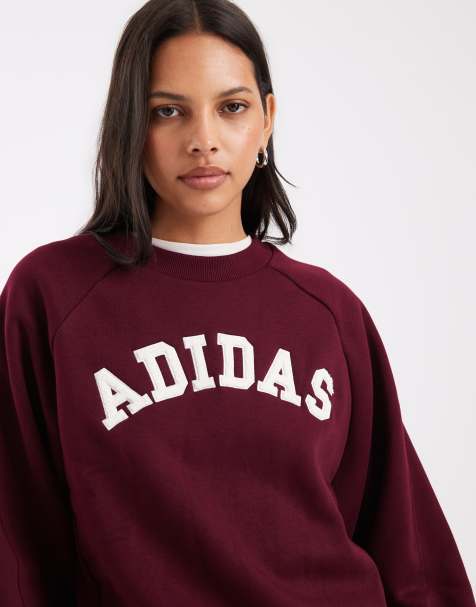adidas - Sudadera deportiva en burdeos - view 1