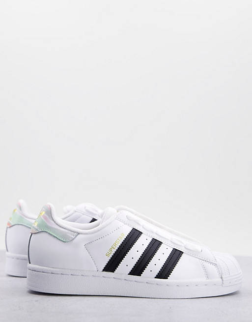  Trainers/adidas Superstar trainers in white 